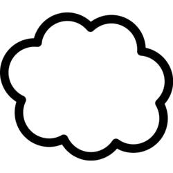 Malvorlage: Wolke (Natur und Jahreszeiten) #157492 - Kostenlose Malvorlagen zum Ausdrucken