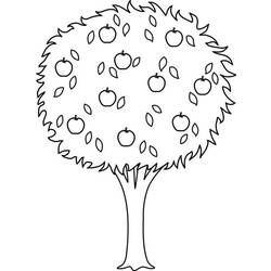 Malvorlage: Apfelbaum (Natur) #163744 - Kostenlose Malvorlagen zum Ausdrucken