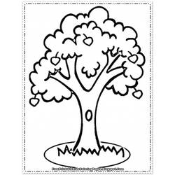 Malvorlage: Apfelbaum (Natur) #163748 - Kostenlose Malvorlagen zum Ausdrucken