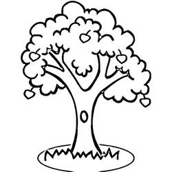 Malvorlage: Apfelbaum (Natur) #163778 - Kostenlose Malvorlagen zum Ausdrucken