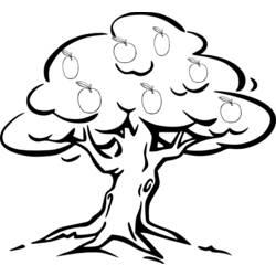 Malvorlage: Apfelbaum (Natur) #163779 - Kostenlose Malvorlagen zum Ausdrucken