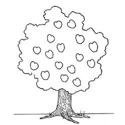 Malvorlage: Apfelbaum (Natur) #163805 - Kostenlose Malvorlagen zum Ausdrucken