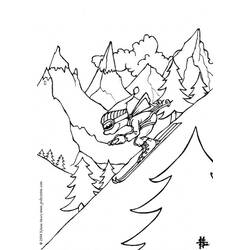 Malvorlage: Berg (Natur) #156539 - Kostenlose Malvorlagen zum Ausdrucken