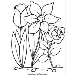 Malvorlage: Blumen (Natur) #154975 - Kostenlose Malvorlagen zum Ausdrucken