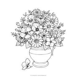 Malvorlage: Blumen (Natur) #155017 - Kostenlose Malvorlagen zum Ausdrucken
