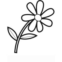 Malvorlage: Blumen (Natur) #155041 - Kostenlose Malvorlagen zum Ausdrucken