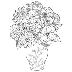 Malvorlage: Blumen (Natur) #155075 - Kostenlose Malvorlagen zum Ausdrucken