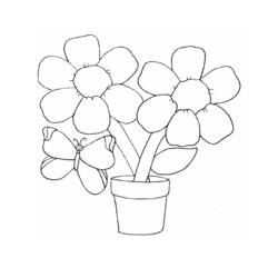 Malvorlage: Blumen (Natur) #155101 - Kostenlose Malvorlagen zum Ausdrucken