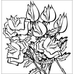 Malvorlage: Blumenstrauß (Natur) #160741 - Kostenlose Malvorlagen zum Ausdrucken