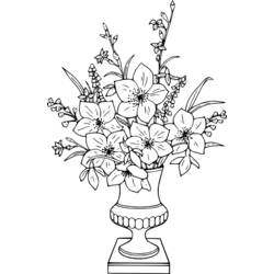 Malvorlage: Blumenstrauß (Natur) #160766 - Kostenlose Malvorlagen zum Ausdrucken