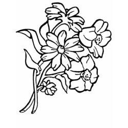 Malvorlage: Blumenstrauß (Natur) #160826 - Kostenlose Malvorlagen zum Ausdrucken