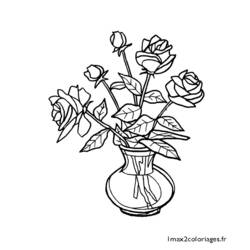 Malvorlage: Blumenstrauß (Natur) #160874 - Kostenlose Malvorlagen zum Ausdrucken