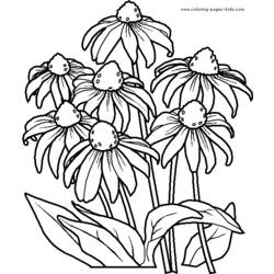 Malvorlage: Blumenstrauß (Natur) #160888 - Kostenlose Malvorlagen zum Ausdrucken