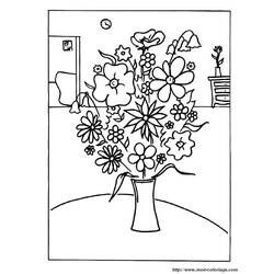 Malvorlage: Blumenstrauß (Natur) #160892 - Kostenlose Malvorlagen zum Ausdrucken