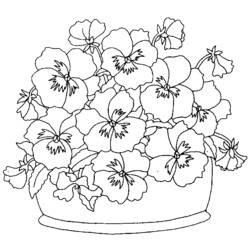 Malvorlage: Blumenstrauß (Natur) #160924 - Kostenlose Malvorlagen zum Ausdrucken