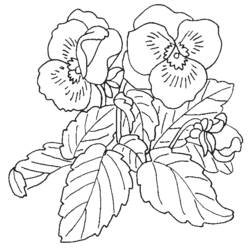 Malvorlage: Blumenstrauß (Natur) #160960 - Kostenlose Malvorlagen zum Ausdrucken