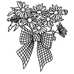 Malvorlage: Blumenstrauß (Natur) #161016 - Kostenlose Malvorlagen zum Ausdrucken