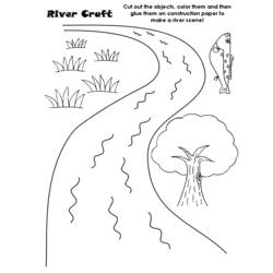 Malvorlage: Fluss (Natur) #159266 - Kostenlose Malvorlagen zum Ausdrucken