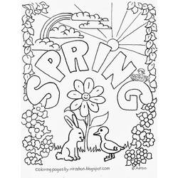 Malvorlage: Frühling (Natur) #164775 - Kostenlose Malvorlagen zum Ausdrucken