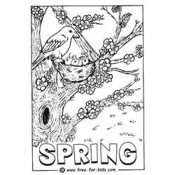 Malvorlage: Frühling (Natur) #164841 - Kostenlose Malvorlagen zum Ausdrucken