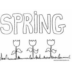 Malvorlage: Frühling (Natur) #164906 - Kostenlose Malvorlagen zum Ausdrucken