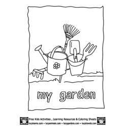Malvorlage: Garten (Natur) #166485 - Kostenlose Malvorlagen zum Ausdrucken