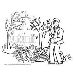 Malvorlage: Herbstsaison (Natur) #164047 - Kostenlose Malvorlagen zum Ausdrucken