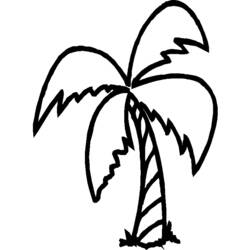 Malvorlage: Palme (Natur) #161128 - Kostenlose Malvorlagen zum Ausdrucken
