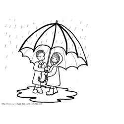 Malvorlage: Regen (Natur) #158221 - Kostenlose Malvorlagen zum Ausdrucken
