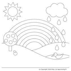 Malvorlage: Regen (Natur) #158294 - Kostenlose Malvorlagen zum Ausdrucken