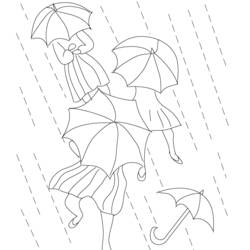 Malvorlage: Regen (Natur) #158404 - Kostenlose Malvorlagen zum Ausdrucken