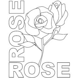 Malvorlage: Rosen (Natur) #161942 - Kostenlose Malvorlagen zum Ausdrucken