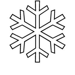 Malvorlage: Schneeflocke (Natur) #160452 - Kostenlose Malvorlagen zum Ausdrucken