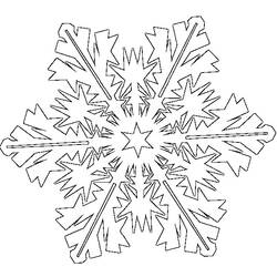 Malvorlage: Schneeflocke (Natur) #160458 - Kostenlose Malvorlagen zum Ausdrucken