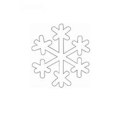 Malvorlage: Schneeflocke (Natur) #160471 - Kostenlose Malvorlagen zum Ausdrucken