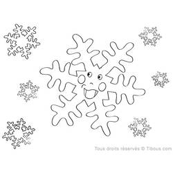 Malvorlage: Schneeflocke (Natur) #160485 - Kostenlose Malvorlagen zum Ausdrucken
