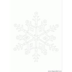 Malvorlage: Schneeflocke (Natur) #160491 - Kostenlose Malvorlagen zum Ausdrucken