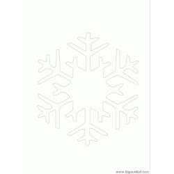 Malvorlage: Schneeflocke (Natur) #160502 - Kostenlose Malvorlagen zum Ausdrucken
