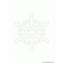 Malvorlage: Schneeflocke (Natur) #160504 - Kostenlose Malvorlagen zum Ausdrucken