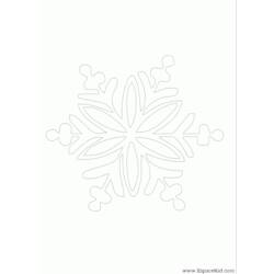 Malvorlage: Schneeflocke (Natur) #160509 - Kostenlose Malvorlagen zum Ausdrucken