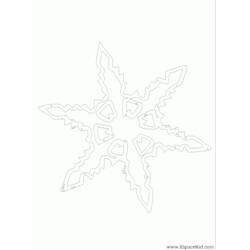 Malvorlage: Schneeflocke (Natur) #160520 - Kostenlose Malvorlagen zum Ausdrucken