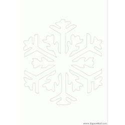 Malvorlage: Schneeflocke (Natur) #160525 - Kostenlose Malvorlagen zum Ausdrucken