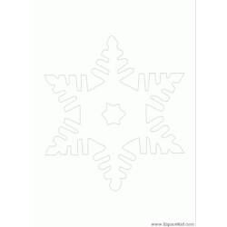 Malvorlage: Schneeflocke (Natur) #160528 - Kostenlose Malvorlagen zum Ausdrucken