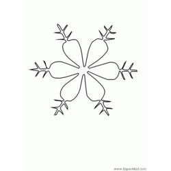 Malvorlage: Schneeflocke (Natur) #160529 - Kostenlose Malvorlagen zum Ausdrucken