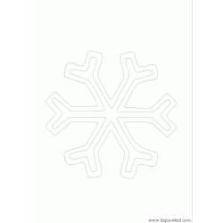 Malvorlage: Schneeflocke (Natur) #160537 - Kostenlose Malvorlagen zum Ausdrucken