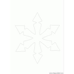 Malvorlage: Schneeflocke (Natur) #160557 - Kostenlose Malvorlagen zum Ausdrucken