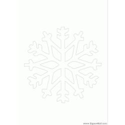 Malvorlage: Schneeflocke (Natur) #160560 - Kostenlose Malvorlagen zum Ausdrucken