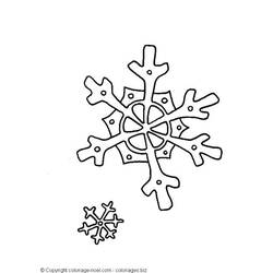 Malvorlage: Schneeflocke (Natur) #160591 - Kostenlose Malvorlagen zum Ausdrucken