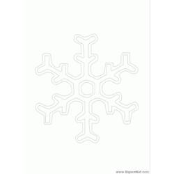 Malvorlage: Schneeflocke (Natur) #160630 - Kostenlose Malvorlagen zum Ausdrucken