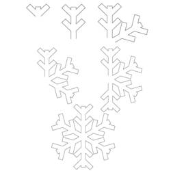 Malvorlage: Schneeflocke (Natur) #160656 - Kostenlose Malvorlagen zum Ausdrucken